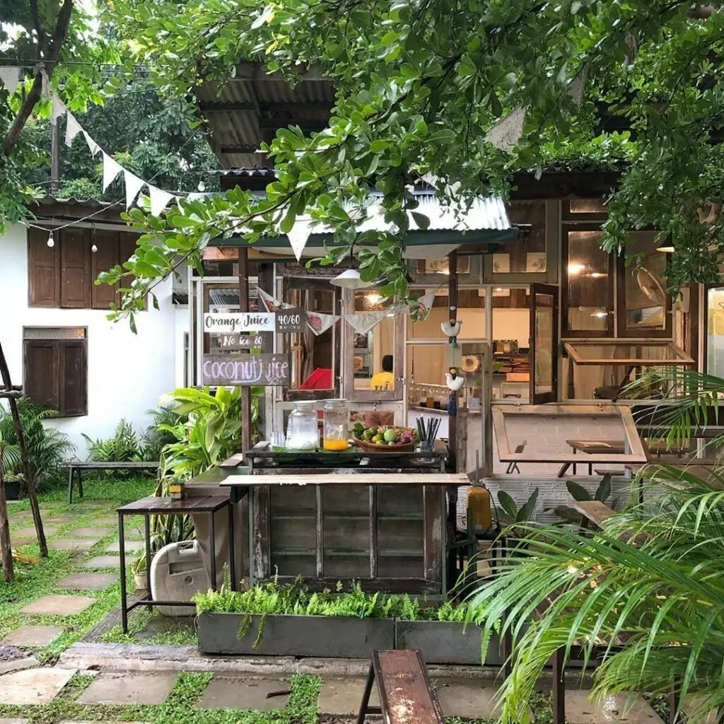 30 ร้านกาแฟในสวน คาเฟ่ในสวน ไอเดียแต่งร้านแบบธรรมชาติ - Bluemochateas